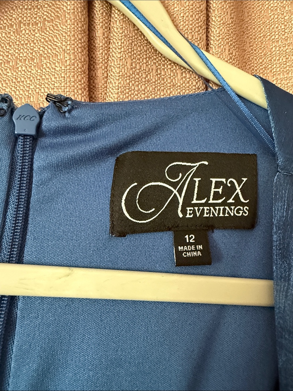 Alex Evenings Teal-Blue Wrap Maxi Dress - Picture 2 of 3